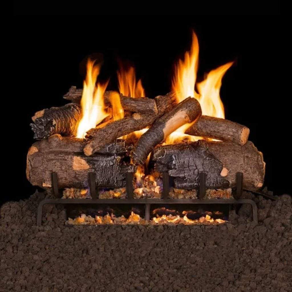 Real Fyre 24-Inch CHAO-24 Vented Charred American Oak Gas Log Set