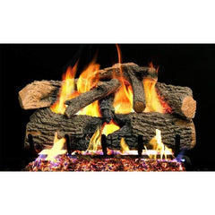 Real Fyre 24" Charred Evergreen Oak Gas Log Set - Fireplace Choice