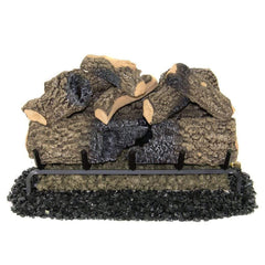 Real Fyre 24" Charred Oak Gas Log Set - Fireplace Choice