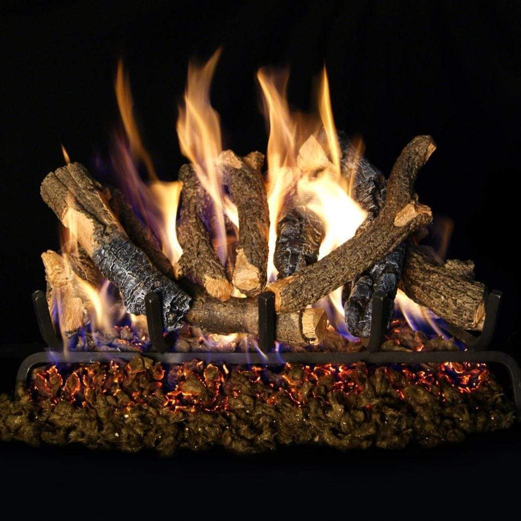 Real Fyre 24" CHDS-24 Charred Oak Stack Standard Gas Log Set - Fireplace Choice