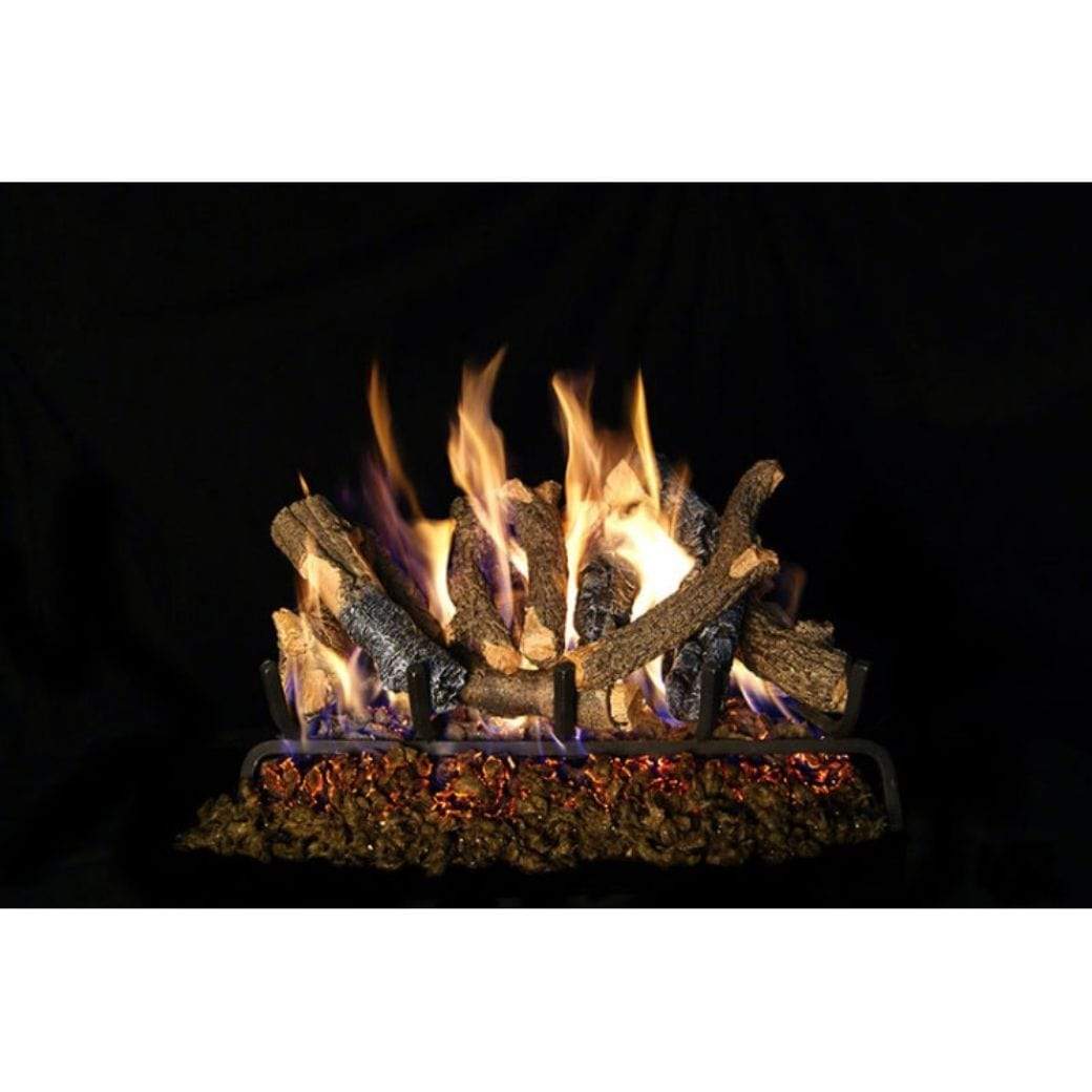 Real Fyre 24" CHDS-24 Charred Oak Stack Standard Gas Log Set - Fireplace Choice