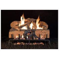 Real Fyre 30" Charred Angel Split Oak Gas Log Set - Fireplace Choice