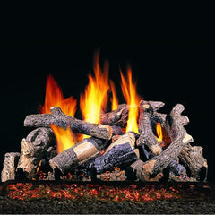 Real Fyre 30" CHDS-30 Charred Oak Stack Standard Gas Log Set - Fireplace Choice